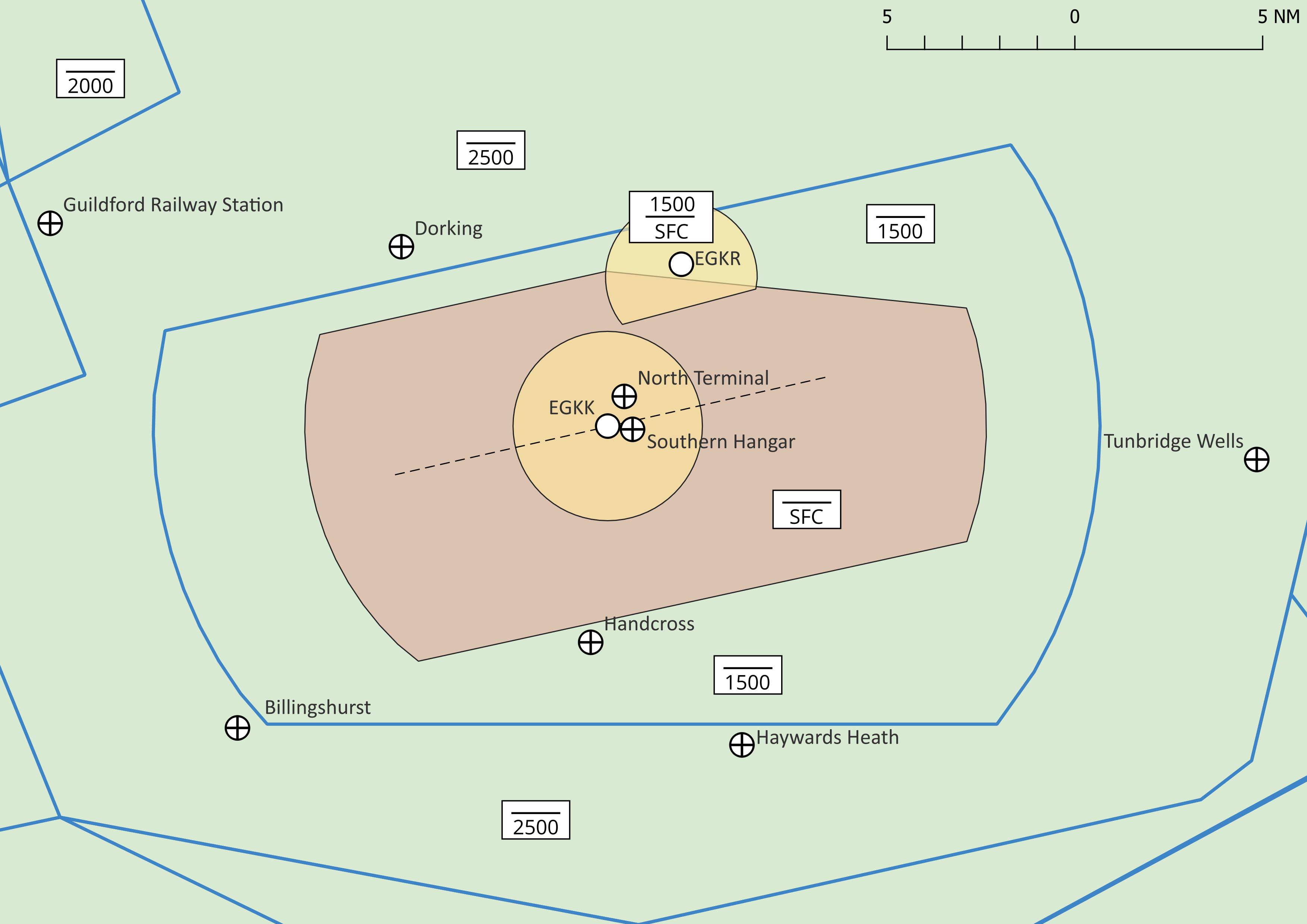 Gatwick Local Airspace