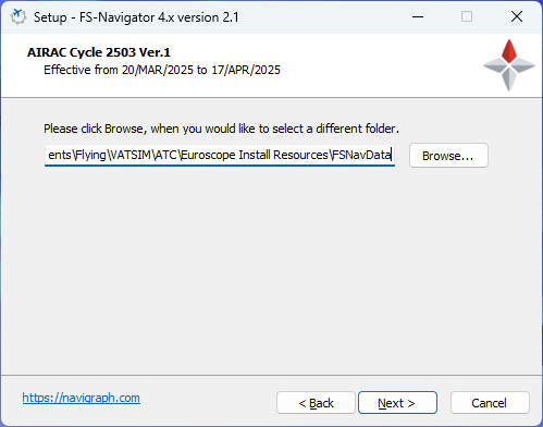 Navigraph FSNavigator Installer