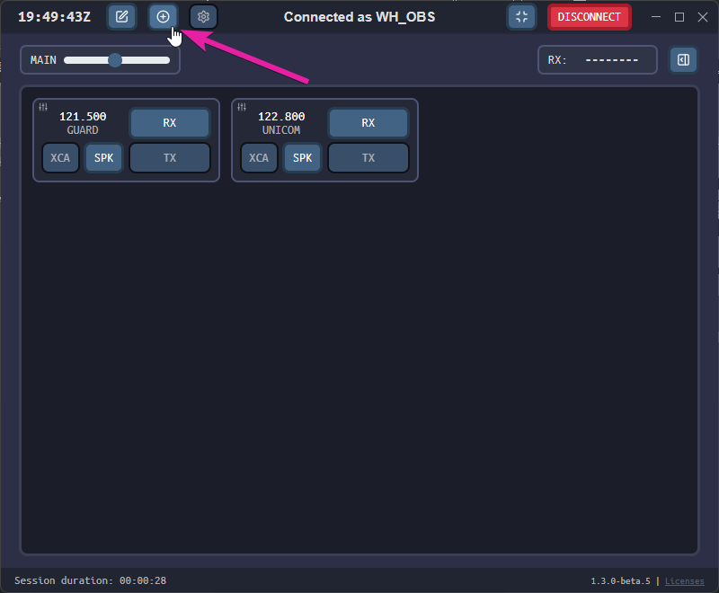Adding a TrackAudio Station 1